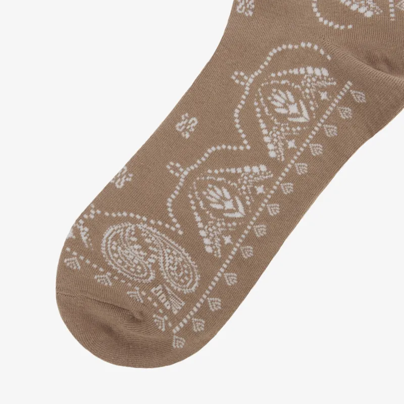 THE NORTH FACE Mid Calf Socks Unisex 1 Pack Brown-3