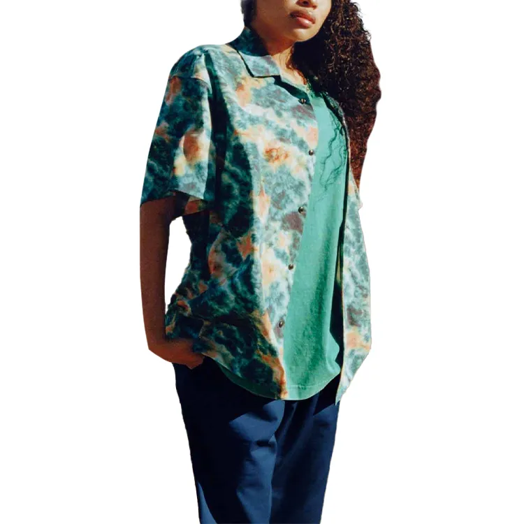 Vans SHIRT SS Shirt Men's Green-3
