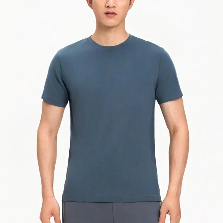 Asics T Shirts Men Dark Blue-2
