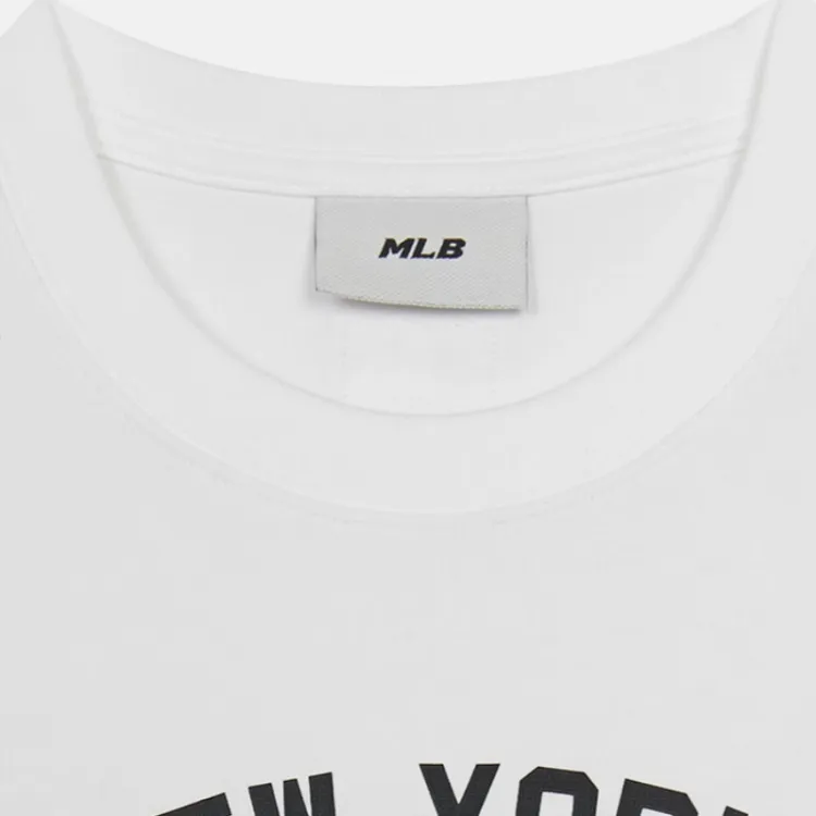MLB New York Yankees Scowling Bear Collection SS25 T Shirt Unisex Standard White-3