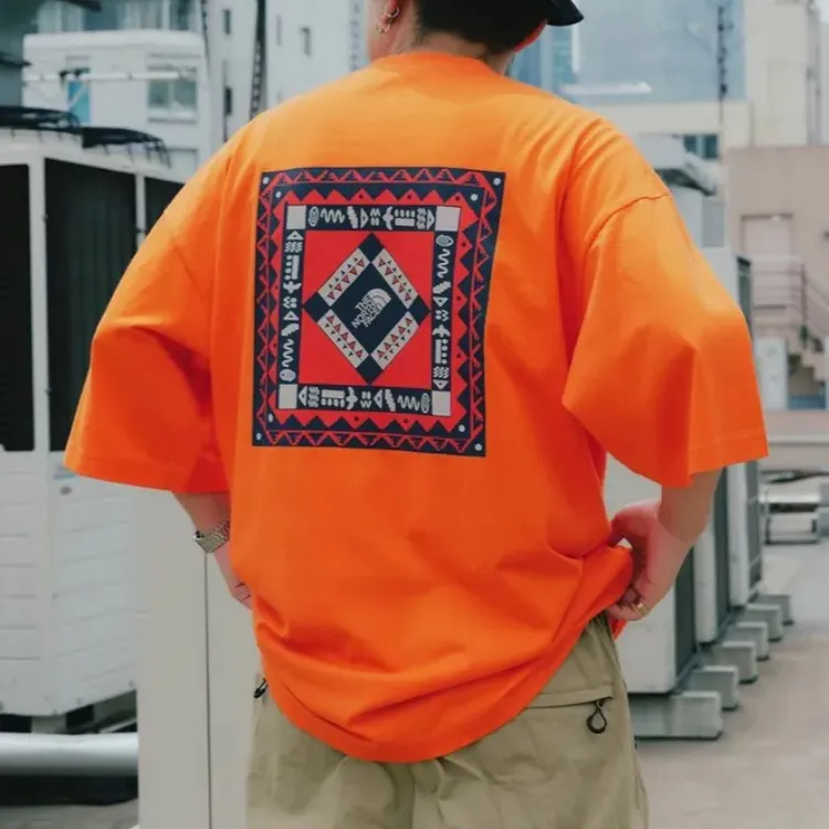 THE NORTH FACE SS25 T Shirt Unisex Orange-2