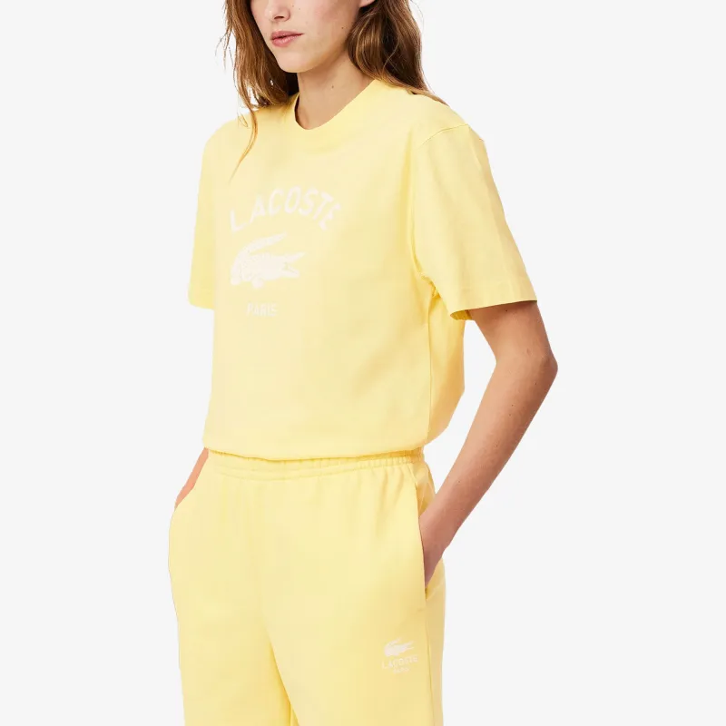 LACOSTE T Shirts Unisex Yellow-1