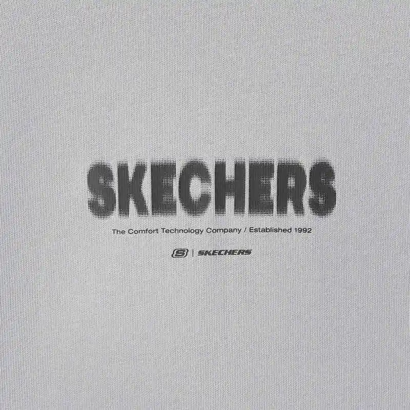Skechers T Shirt Unisex Smoke Gray-3