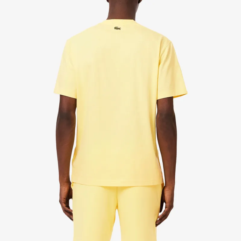 LACOSTE T Shirts Unisex Yellow-2