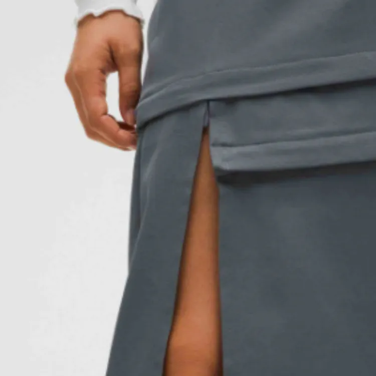 Lululemon FW24 Casual Long Skirt Women's Oil Blue-3