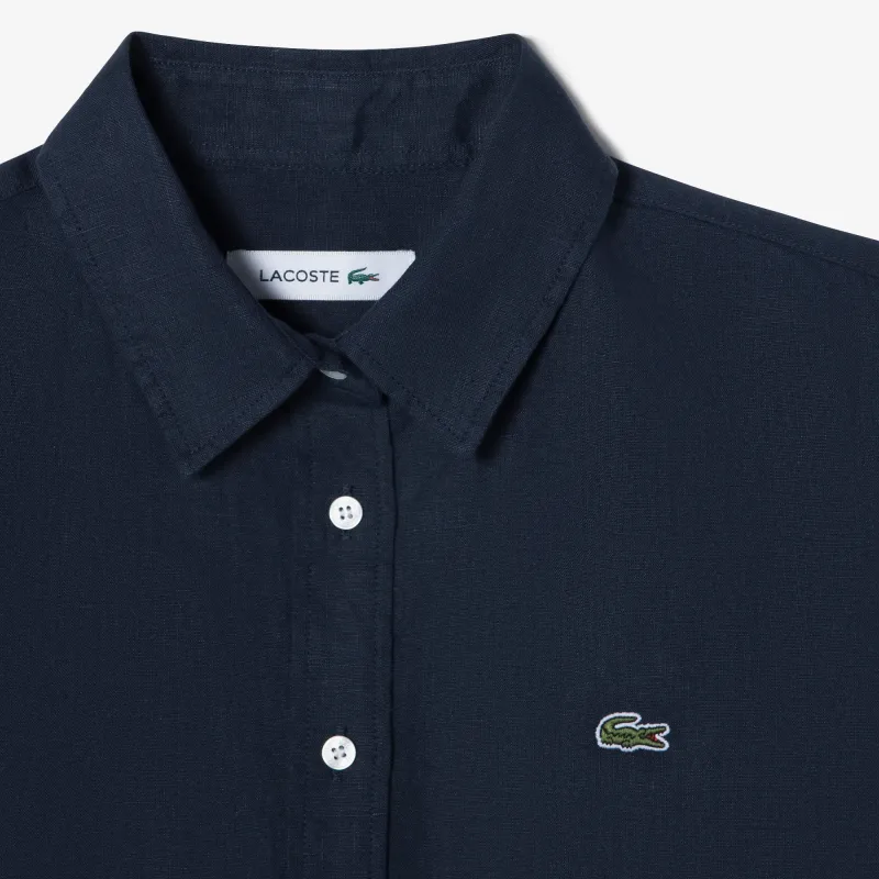 LACOSTE Shirt Women's Marine Blue-4