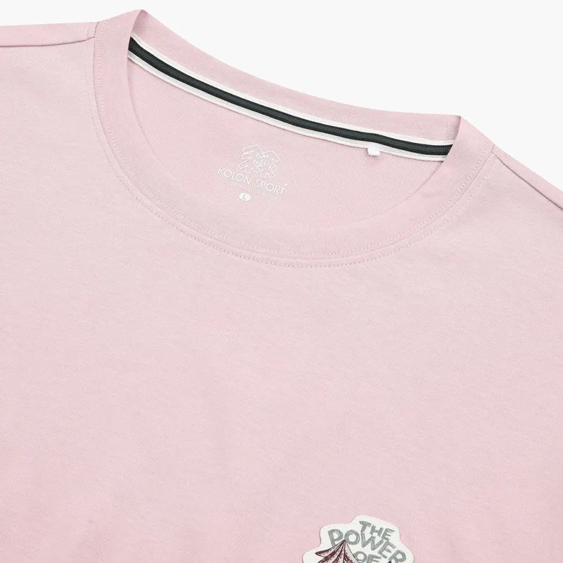 KOLON SPORT T Shirt Unisex Light Pink-3
