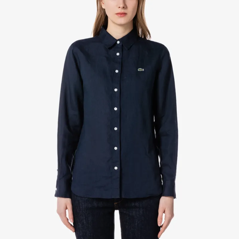 LACOSTE Shirt Women's Marine Blue-3