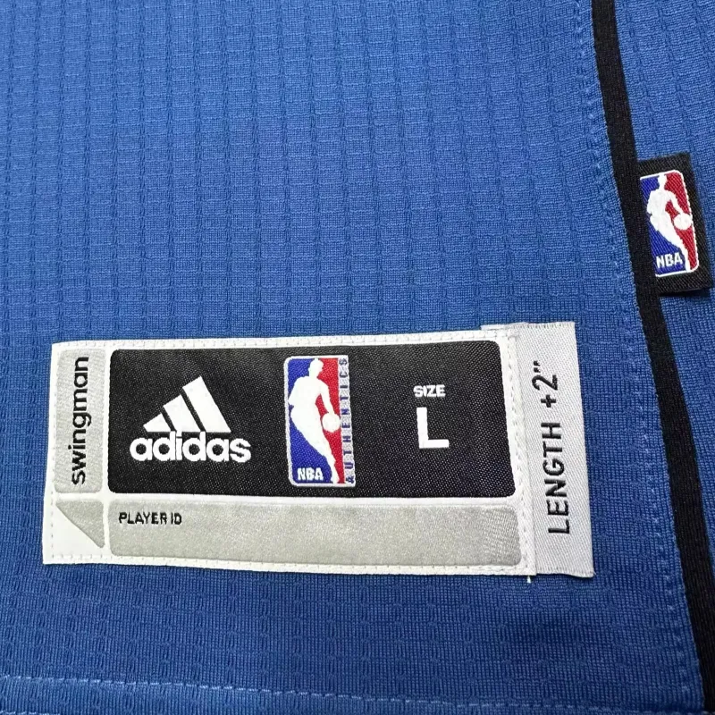 Adidas x NBA Minnesota Timberwolves Basketball Jersey Unisex Blue-2