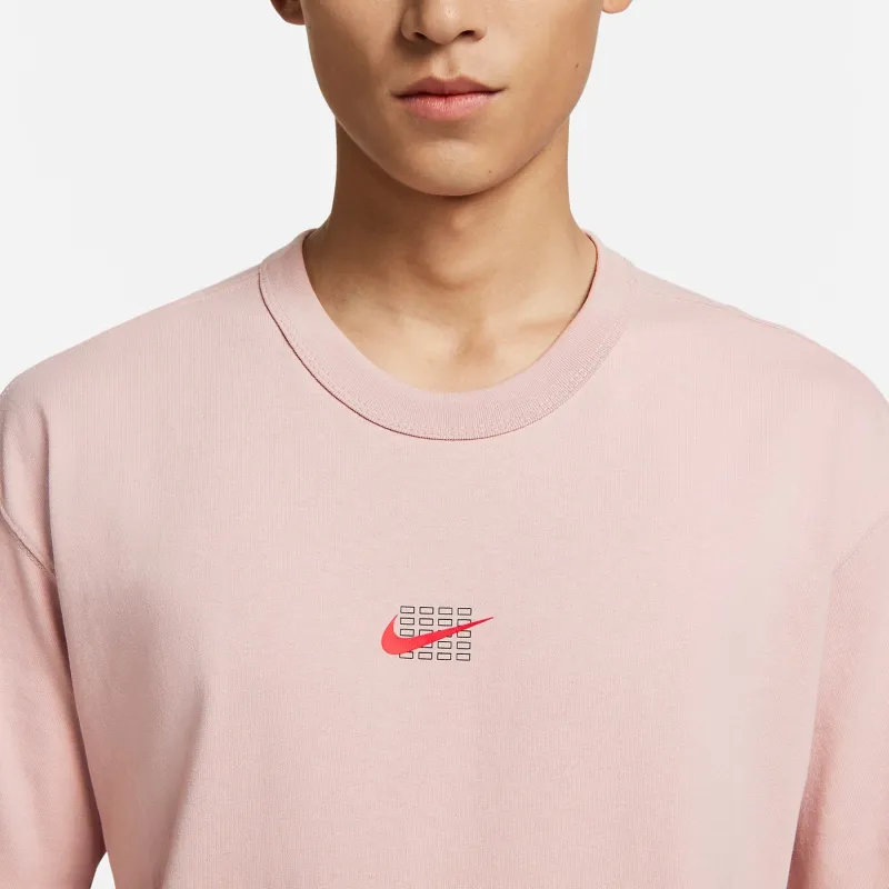 Nike Drop Shoulder Sleeve T-Shirt Men's Oxford Pink-4