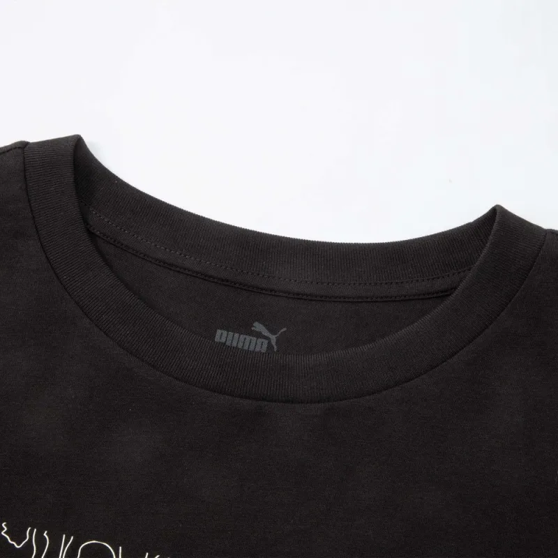 PUMA GRAPHICS REFLECTIVE T Shirt Men's Black-2