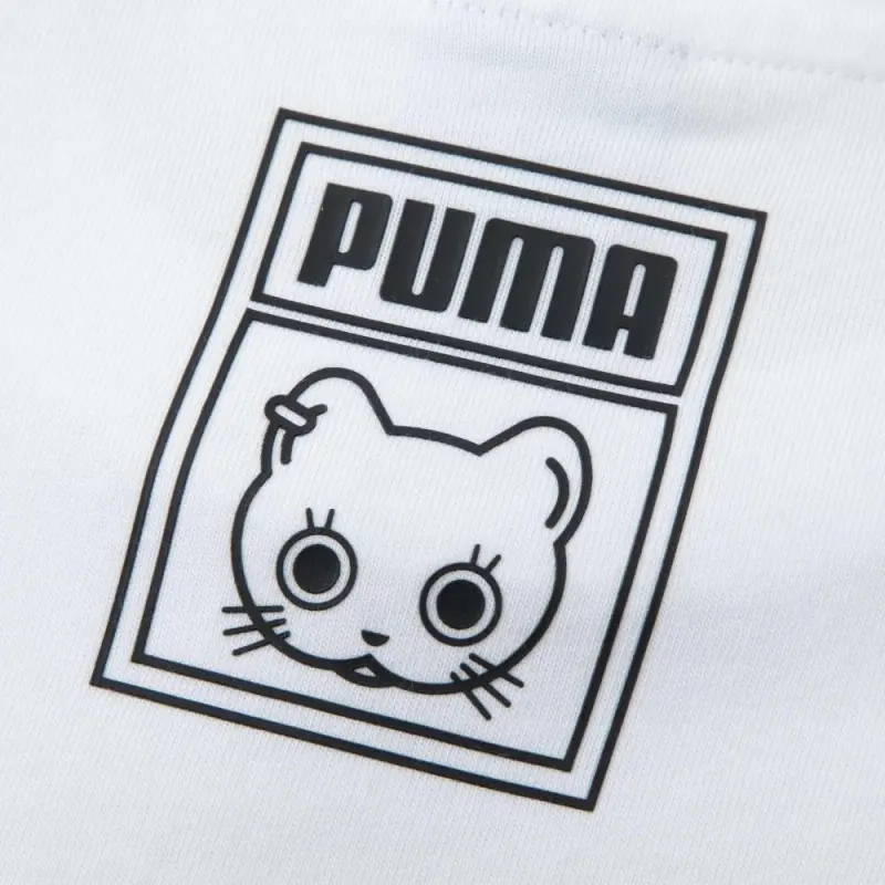PUMA NEKO GRAPHIC SS TEE T-Shirt Unisex White-3