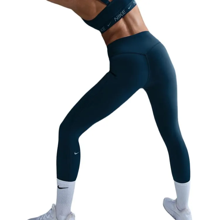 Nike Universa Women's Medium Support High Waisted 7/8 Leggings With Pockets-2