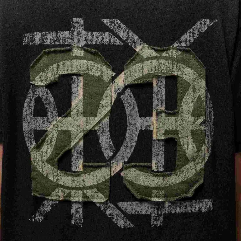 Jordan Drop Shoulder Sleeve T Shirt Women's Gray Black/Medium Olive Green-4