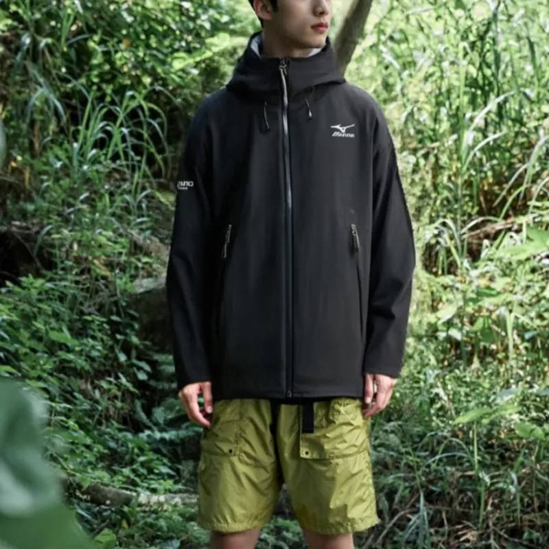 Mizuno Waterproof, Windproof, And Abrasion Resistant Windbreaker Jacket Unisex-1