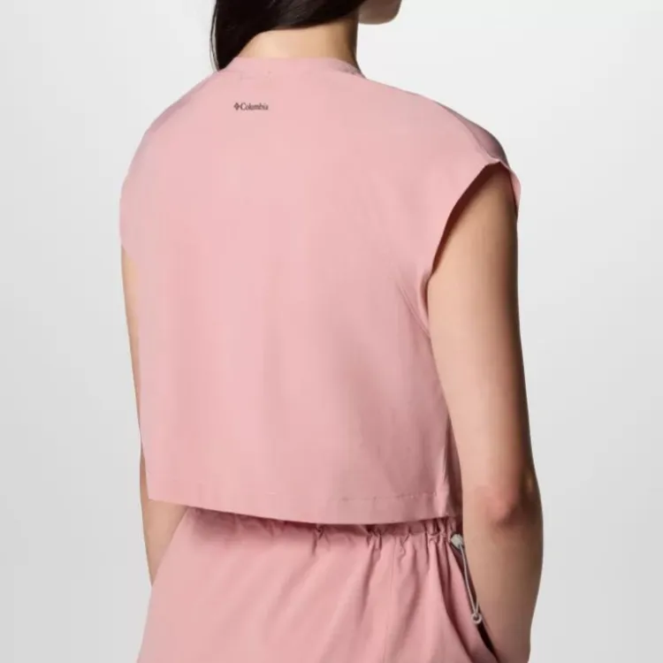 Columbia Boundless Beauty Short Sleeved Dress Women's Pink-3