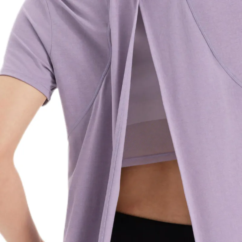 DECATHLON Regular T Shirt Women's Smoky Purple-4
