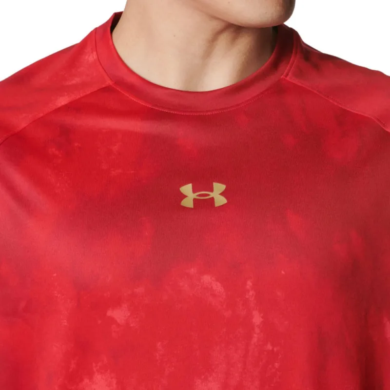 Under Armour Tech T Shirt Men's Red-3