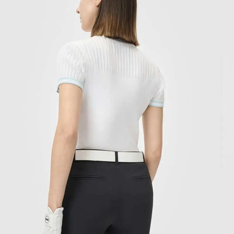 FILA AthleticsGolf Collection Regular T Shirt Women's Jade White-4