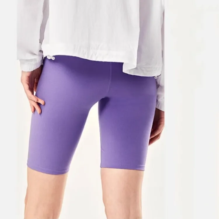 XEXYMIX Yoga Shorts Women's Lavender Grass Purple-1