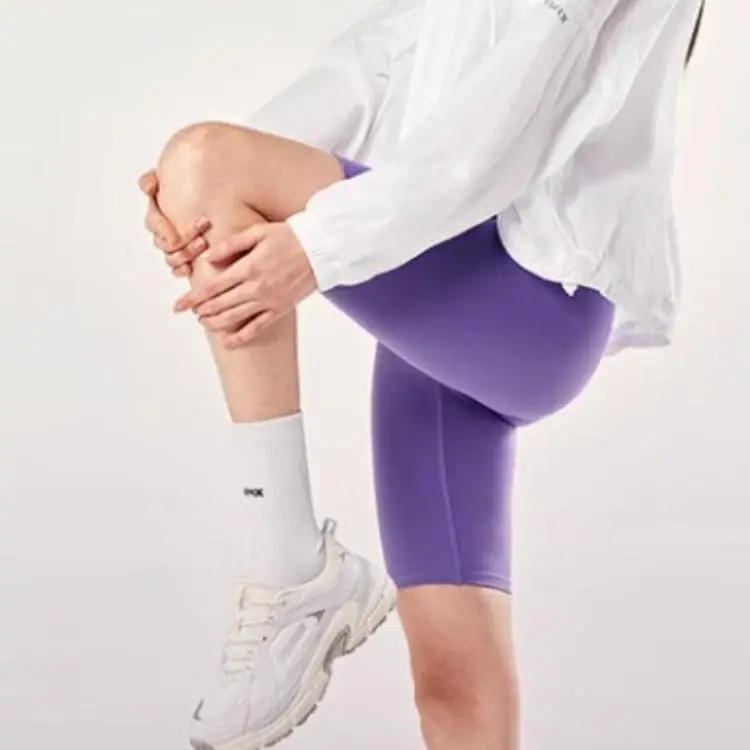 XEXYMIX Yoga Shorts Women's Lavender Grass Purple-3