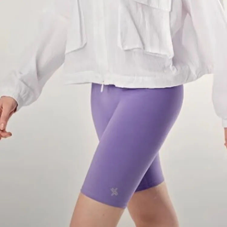 XEXYMIX Yoga Shorts Women's Lavender Grass Purple-2