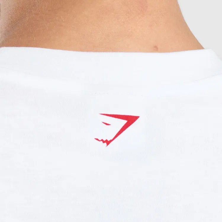 GYMSHARK T Shirts Women's White-3
