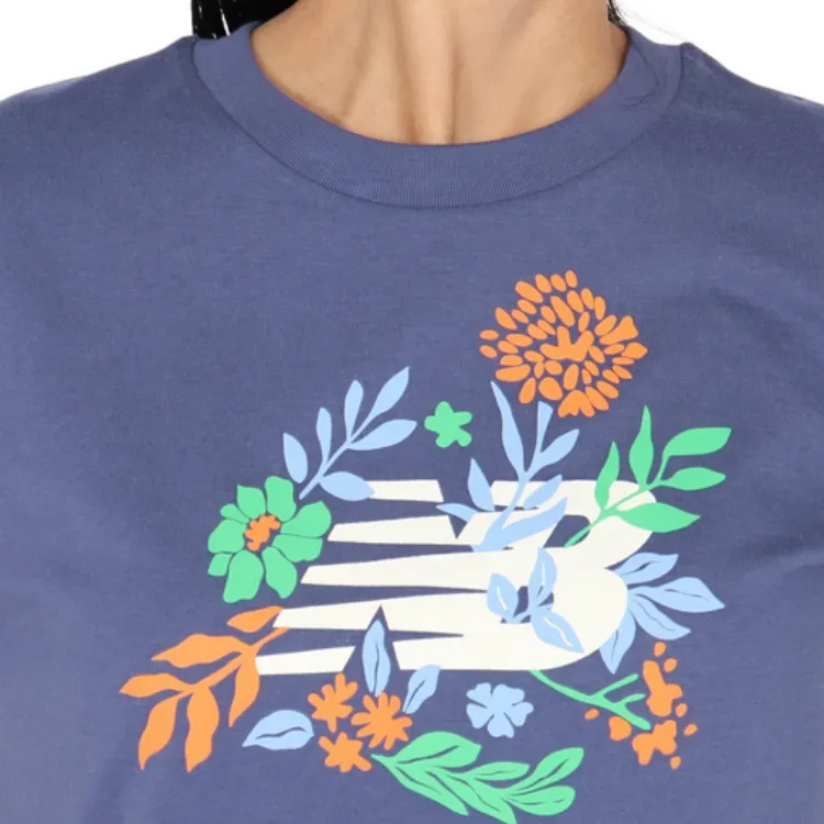 New Balance SS25 T Shirt Women's Blue-4