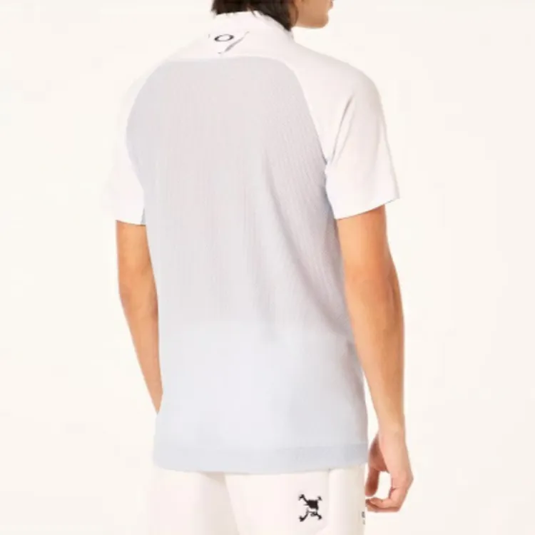 Oakley Polo Shirt Men's Aqua Blue-3