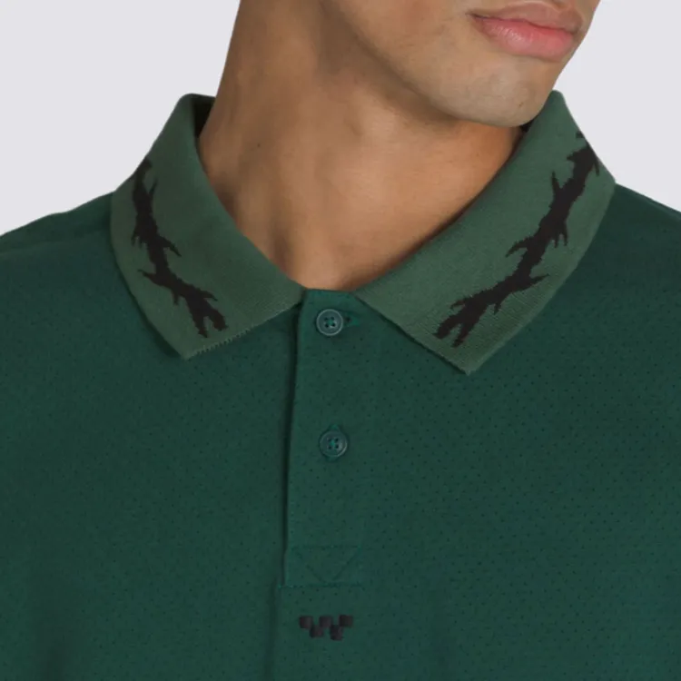 Vans Polo Shirts Men Green-4