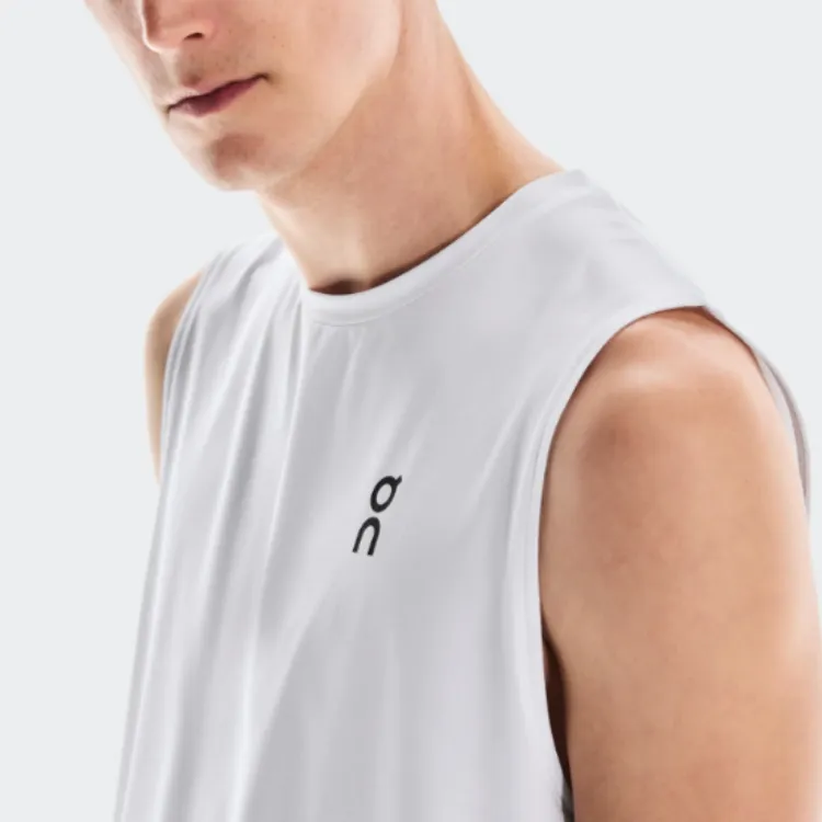 On Court Tank Top Men's Pure White-4
