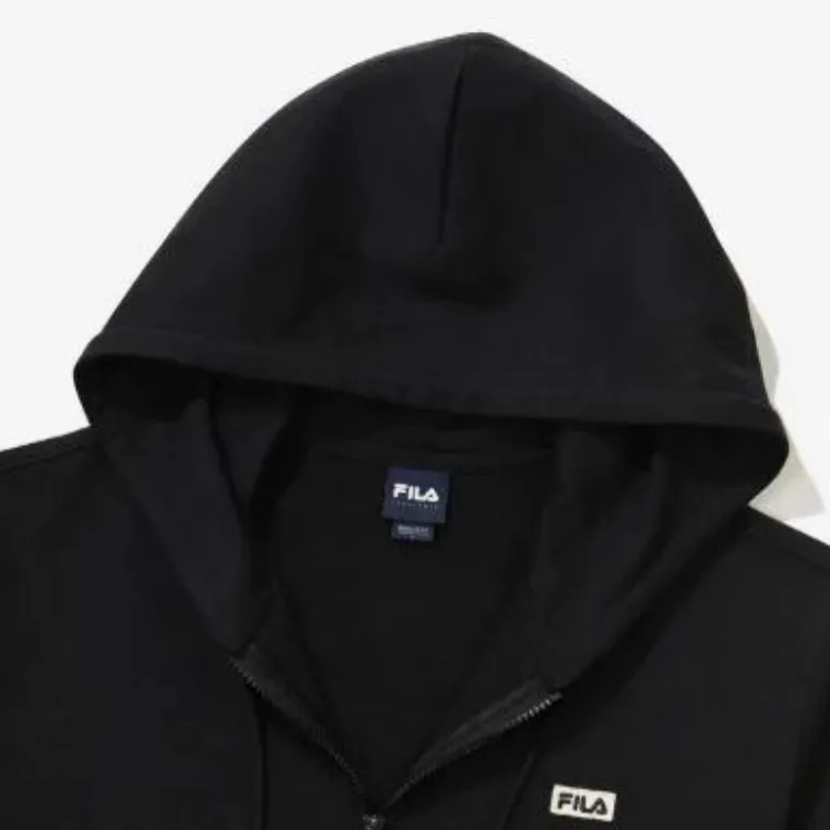 FILA Essence Sweater Zipper Jackets Coats Unisex Black-2