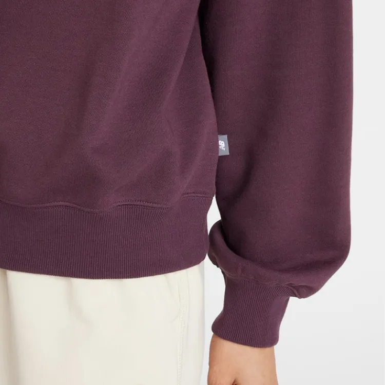 New Balance Sweatshirt Women's Dark Red-4