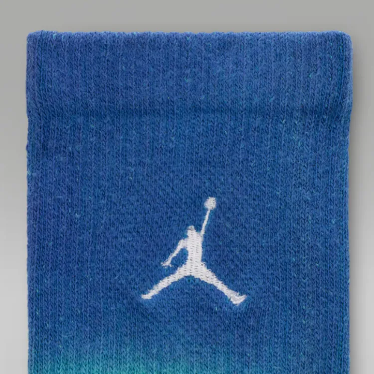 Jordan Mid Calf Socks Unisex 1 Pack Purple Comet/Washed Cyan/White-3