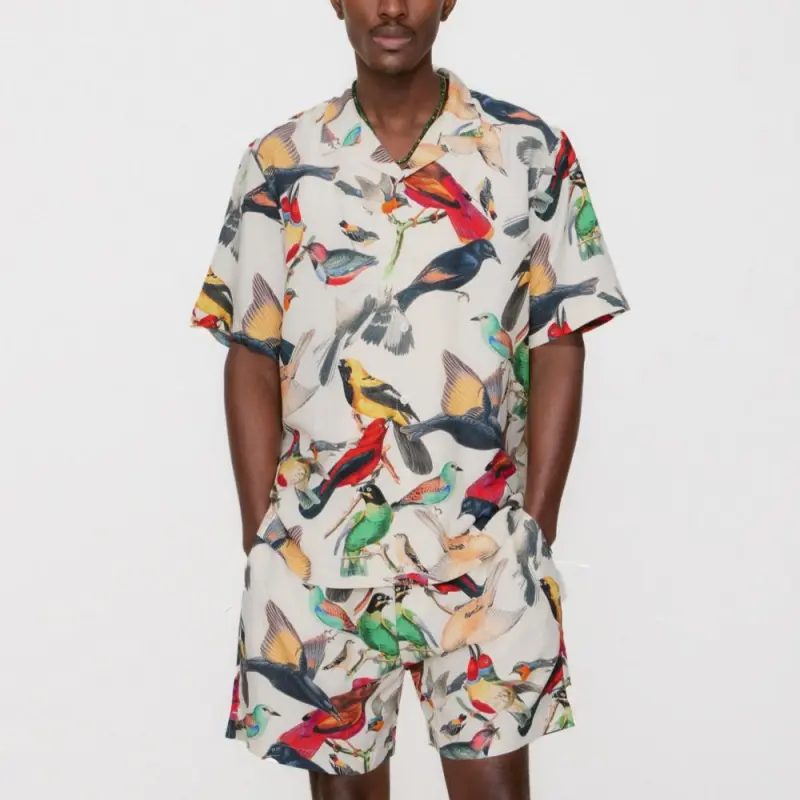 KITH & Kin Tropical Bird Active Short-3