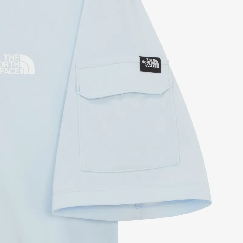 THE NORTH FACE Polo Shirt Unisex Light Blue-2