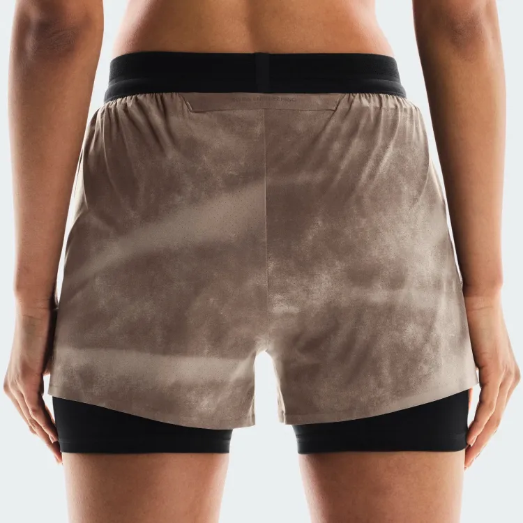 On Performance Sports Shorts Women's Graphite Gray/Black-3