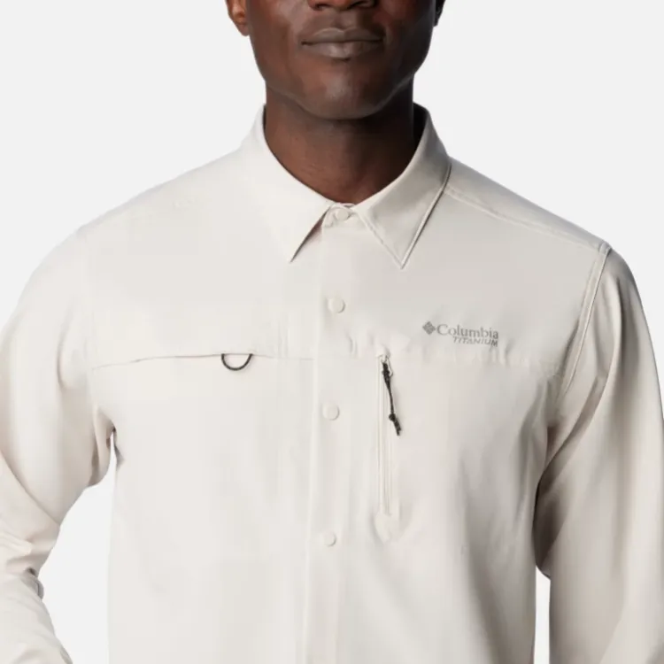 Columbia Summit Valley™ Woven Long Sleeve Shirt Shirt Men's Dark Stone-3
