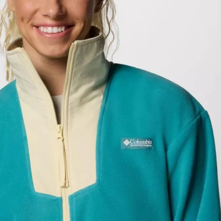 Columbia Sequoia Grove Velvet-feel Coat Women's Turquoise-3