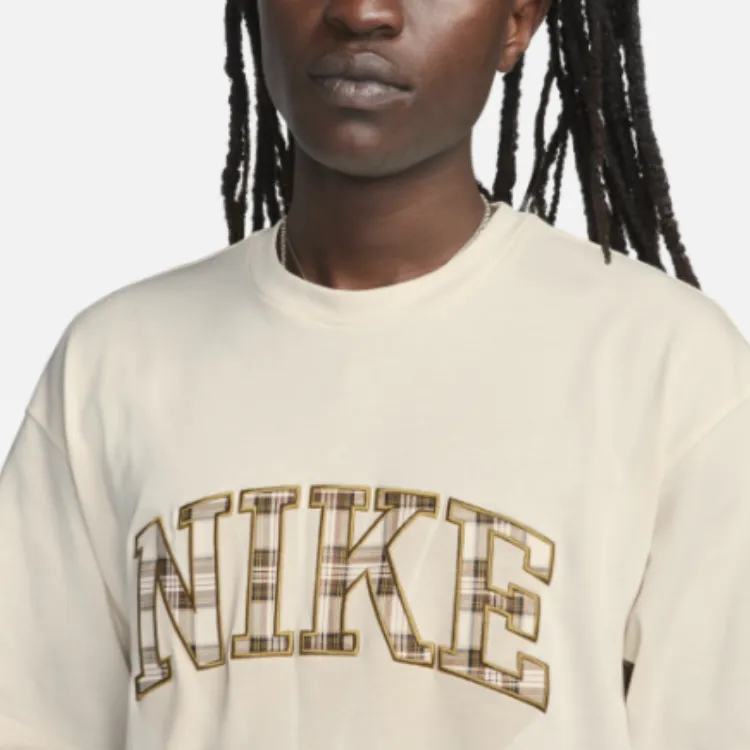 Nike T Shirt Unisex Light Ivory White-3