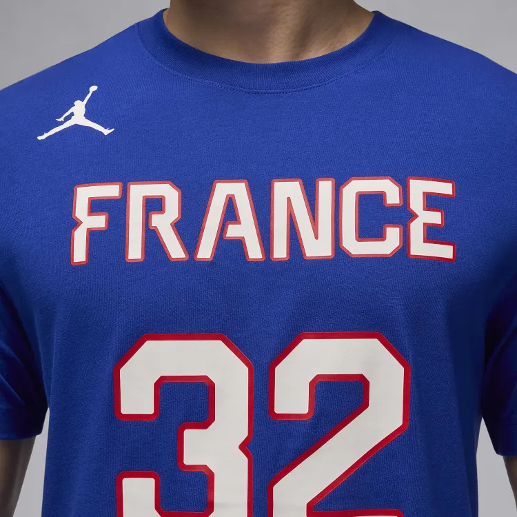 Jordan Victor Wembanyama France Men's Nike Basketball T Shirt-3