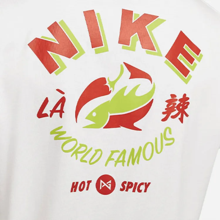 Nike T Shirts Men White-3