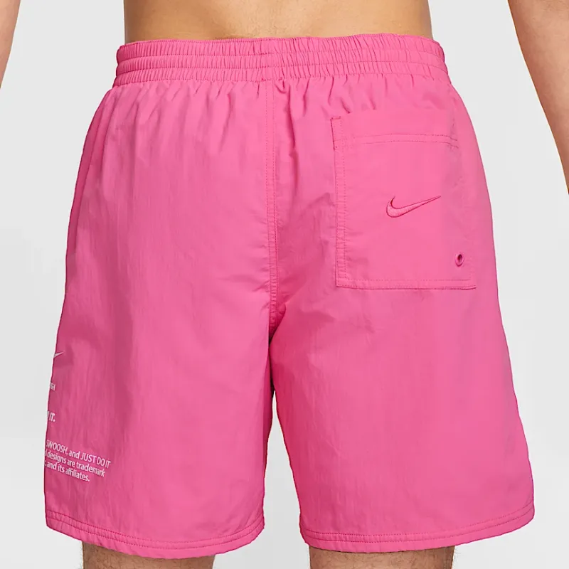 Nike Casual Shorts Men's Subdued Purple Pink/White/White-3