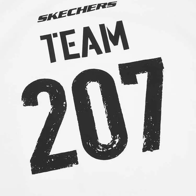 Skechers SS24 T Shirt Unisex Bright White-3