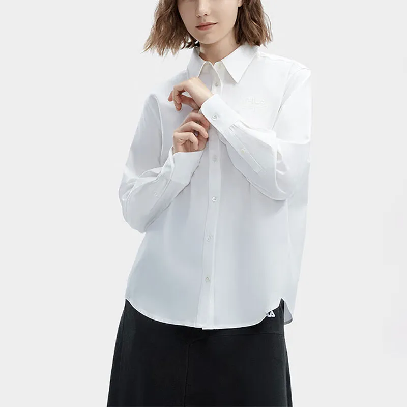FILA x V&A SS24 Collaboration Shirt Women's Cloud White-2