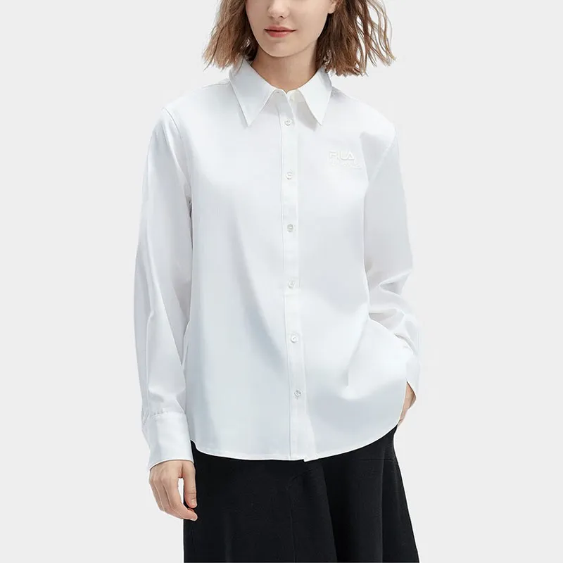 FILA x V&A SS24 Collaboration Shirt Women's Cloud White-4