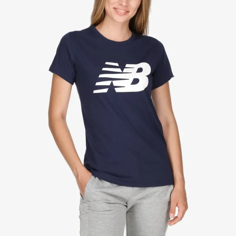 New Balance Classic Flying NB T Shirt Women's Blue-2