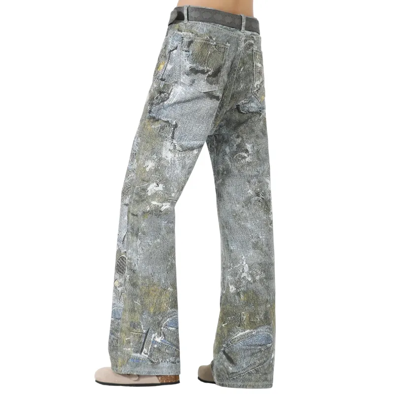 FOREVER 21 Jeans Unisex Gray-1