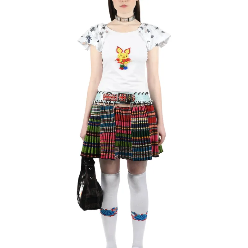 CHOPOVA LOWENA Remnant Mini Carabiner Skirt-1