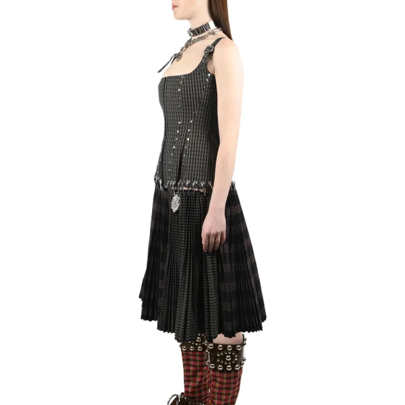 CHOPOVA LOWENA Afly Deco Midi Dress-3